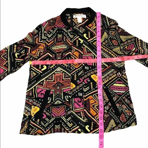 H&M x Coachella Geo Aztec Printed Bomber Jacket - Picture 10 of 10
